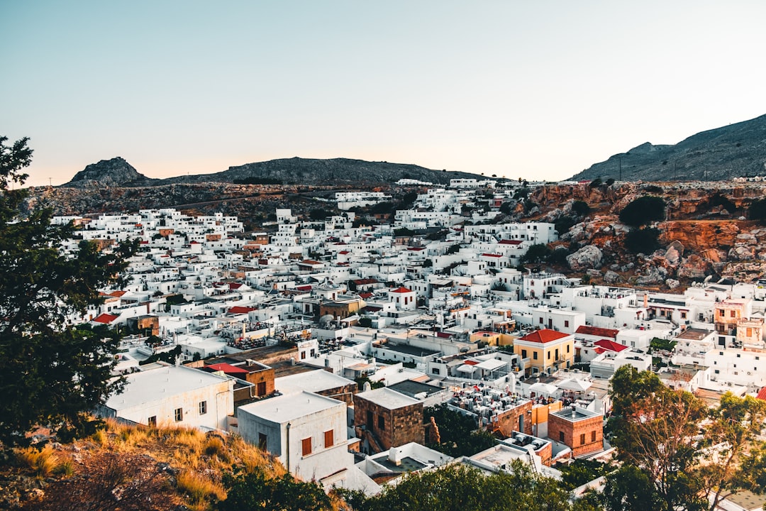 Town photo spot Rhodes Lindos Acropolis