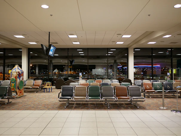 A waiting area transformed with jovika machines, turning idle time into joyful moments for families.