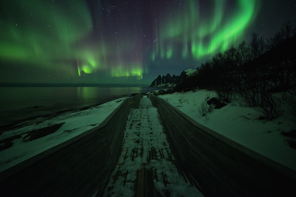 Der Strand von Aurora Borealis