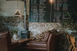 A cozy interior view of Stonehouse Cafe & Pub.
