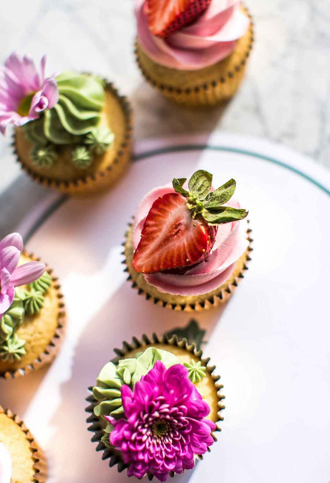 assorted cupcakes