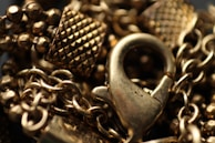 A close-up of the pendant’s clasp and chain, emphasizing quality and luxury feel.