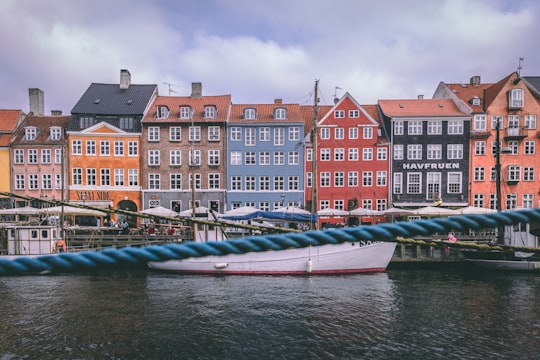 architectural photography of multicolored houses in Mindeankeret Denmark