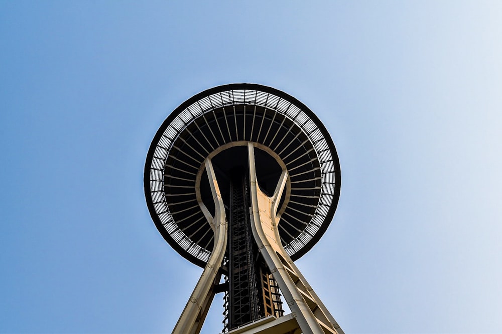 low angle photography of Space Needle, Seattle