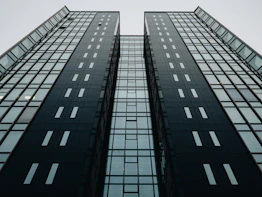 low-angle photography of high-rise building