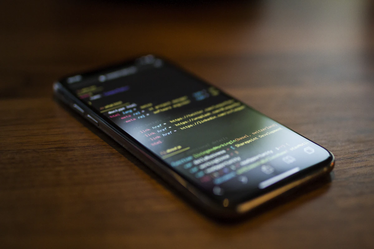 Designer working on mobile app screens