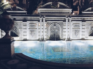 A luxurious pool design showcasing elegant curves and modern features.