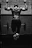 grayscale photo of man working out