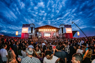 group of people at the concert