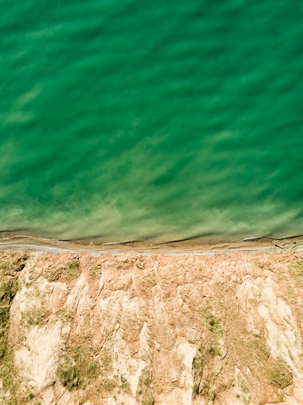 aerial photo of body of water