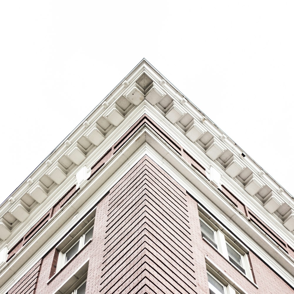 brown and white concrete building