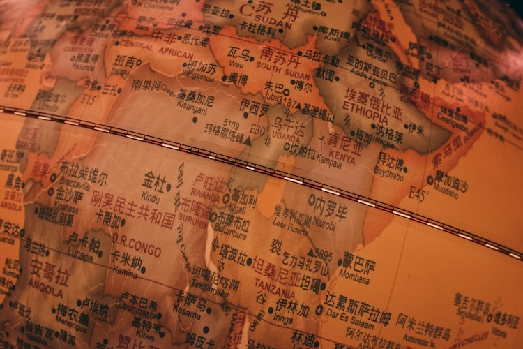 World map showing global app reach for mobile localization