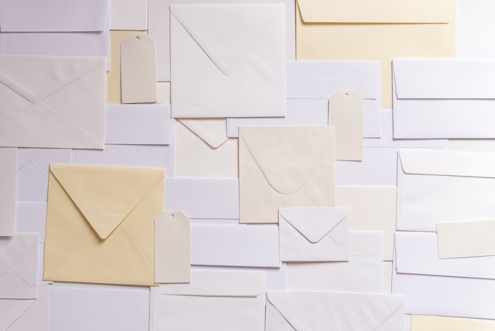 lot de papier enveloppe