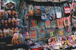 assorted-color crossboy bag