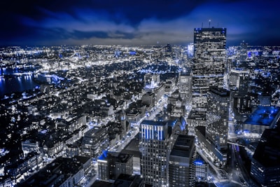 areal photography of cityscape