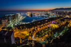 areal view of city during nighttime