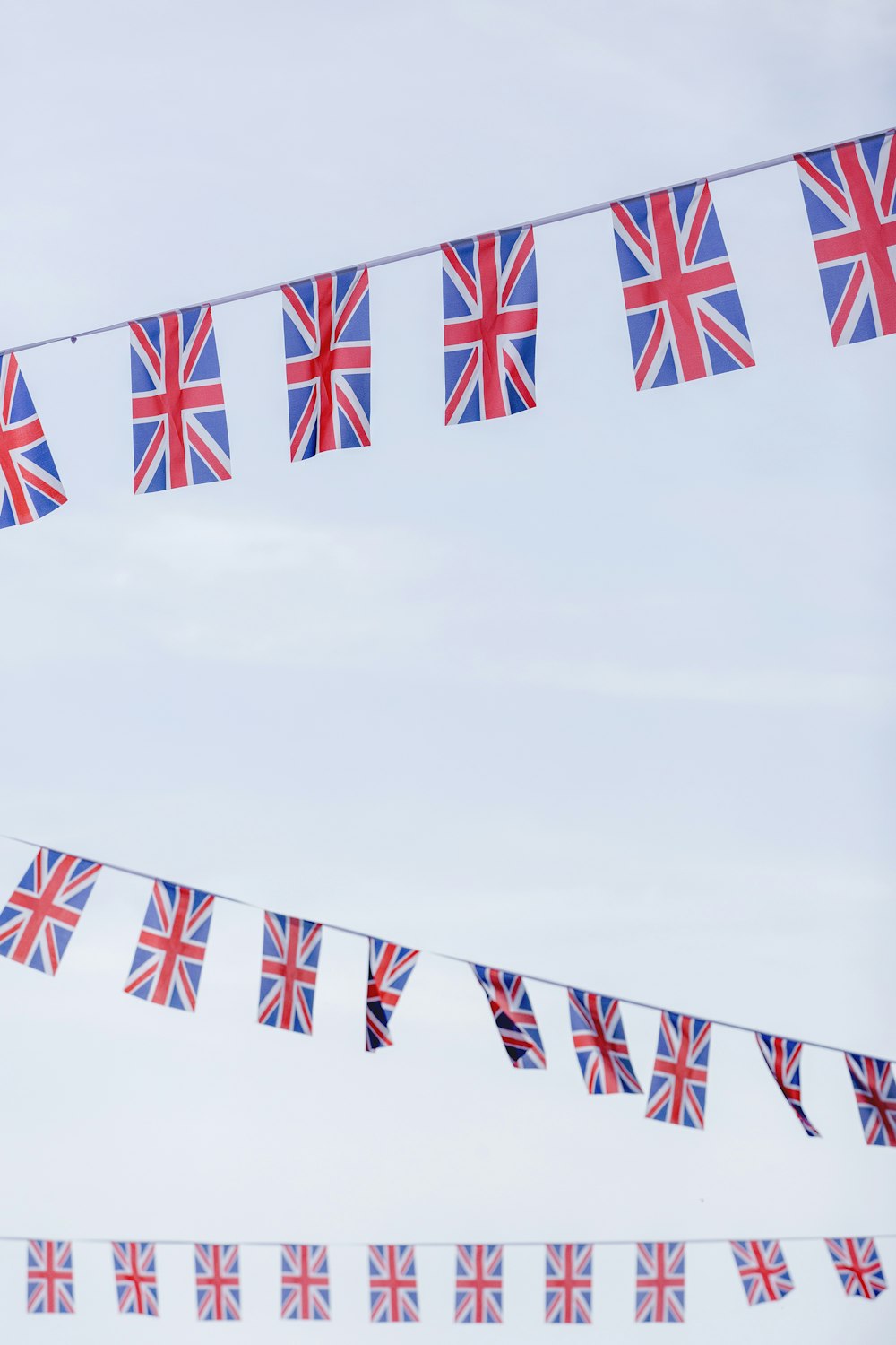banderines de la bandera británica