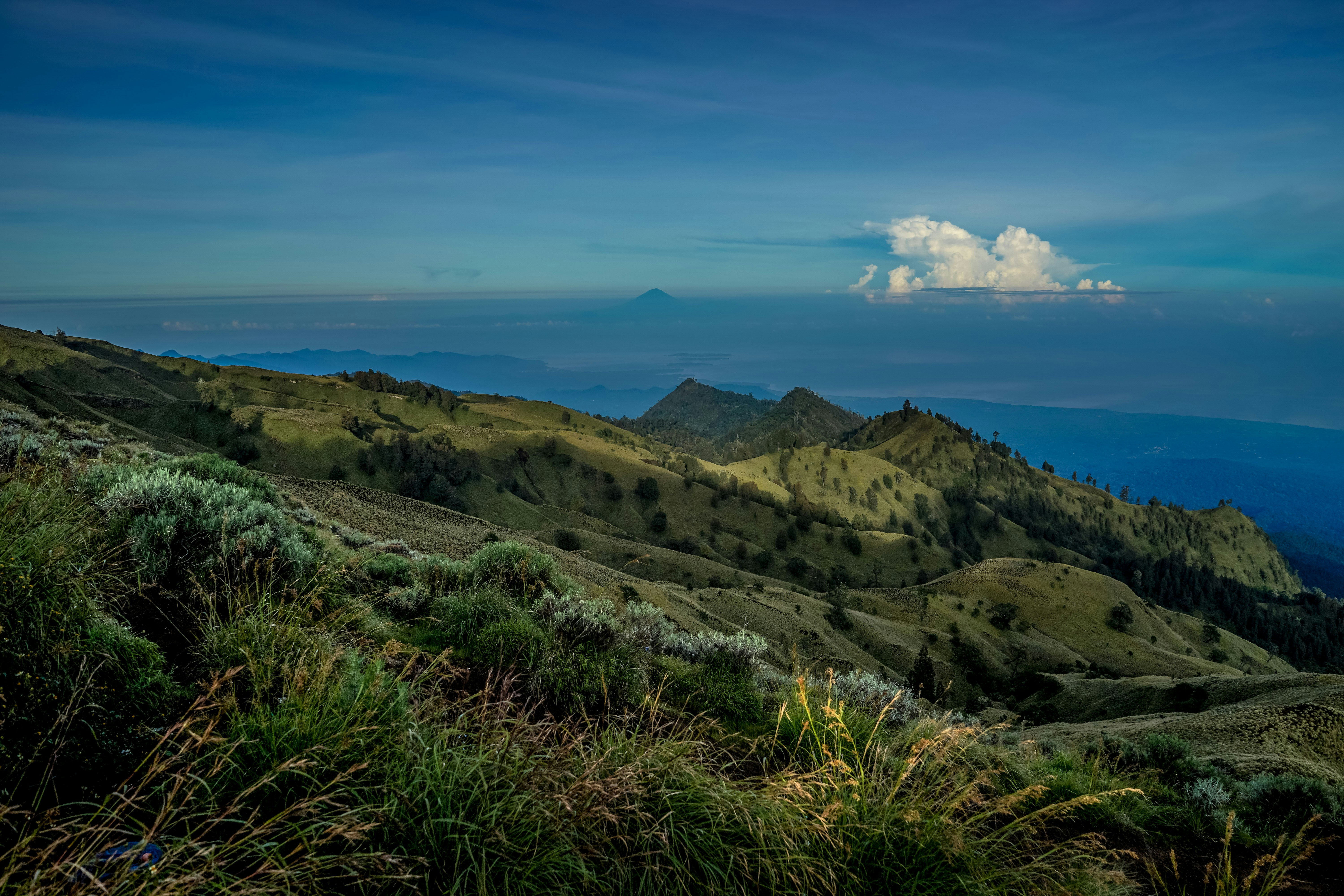 clear sky in the mountain