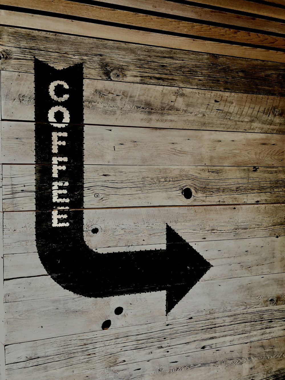 coffee arrow right sign