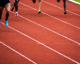 people running on race track