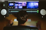 man using computer