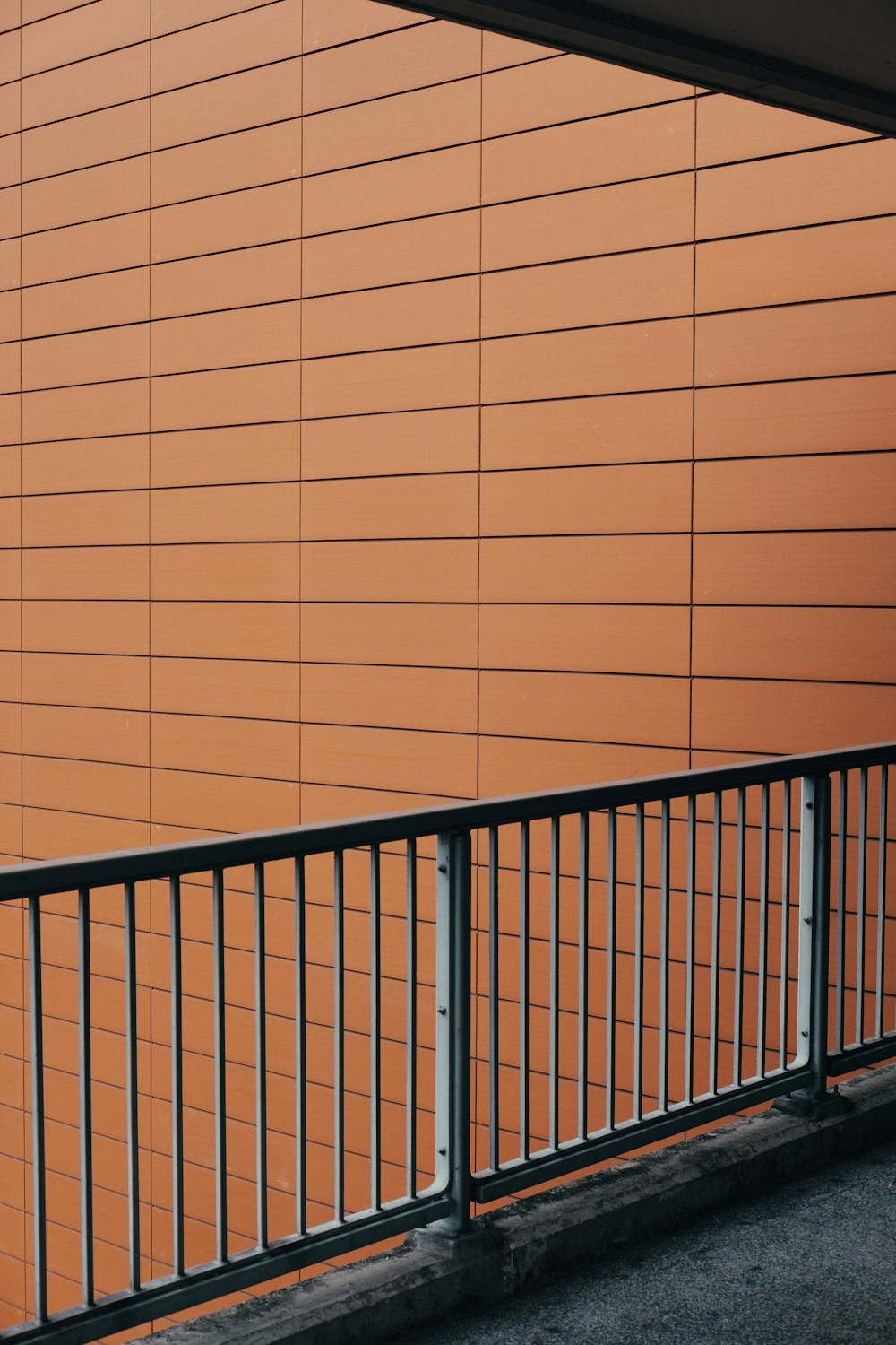 white steel fence