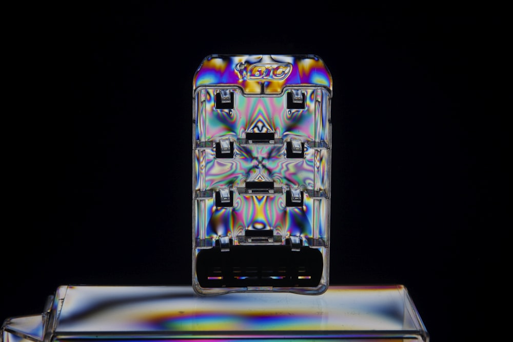 rectangular iridescent case