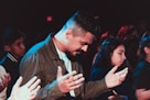 man praying