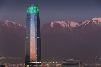landscape photography of glass building