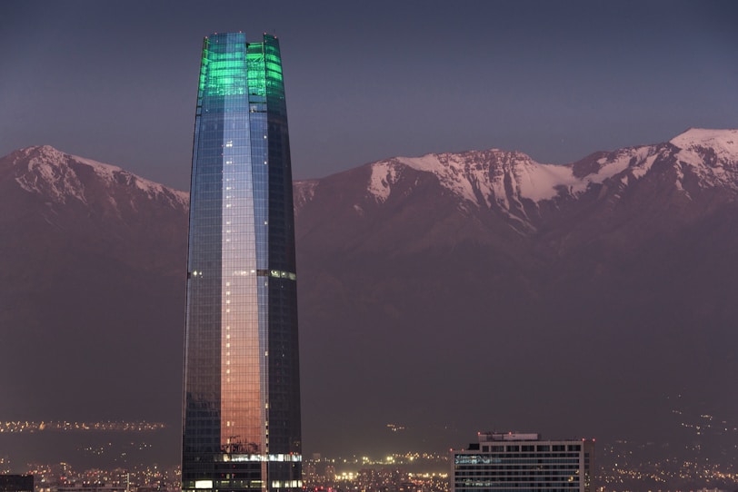 landscape photography of glass building