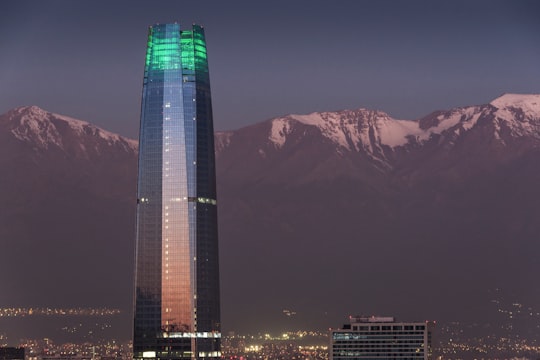 landscape photography of glass building in Santiago Chile