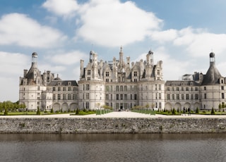 landscape photo of white and brown castle