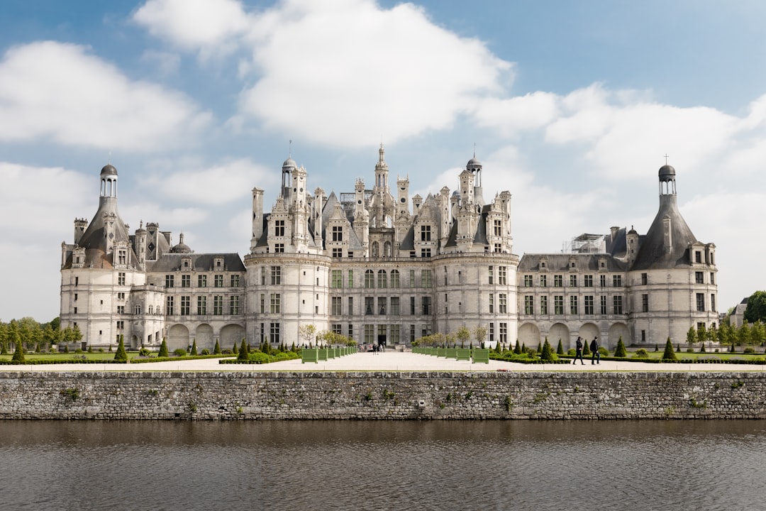 landscape photo of white and brown castle, Welcome to Chambord