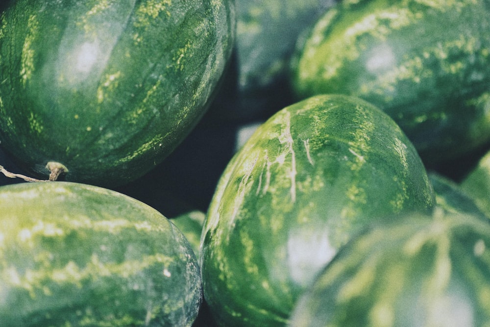 selective focus photo of watermelons