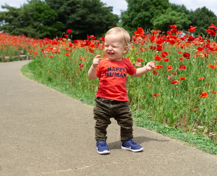 A child first walk