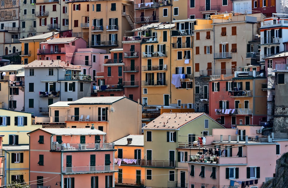 multicolored concrete building