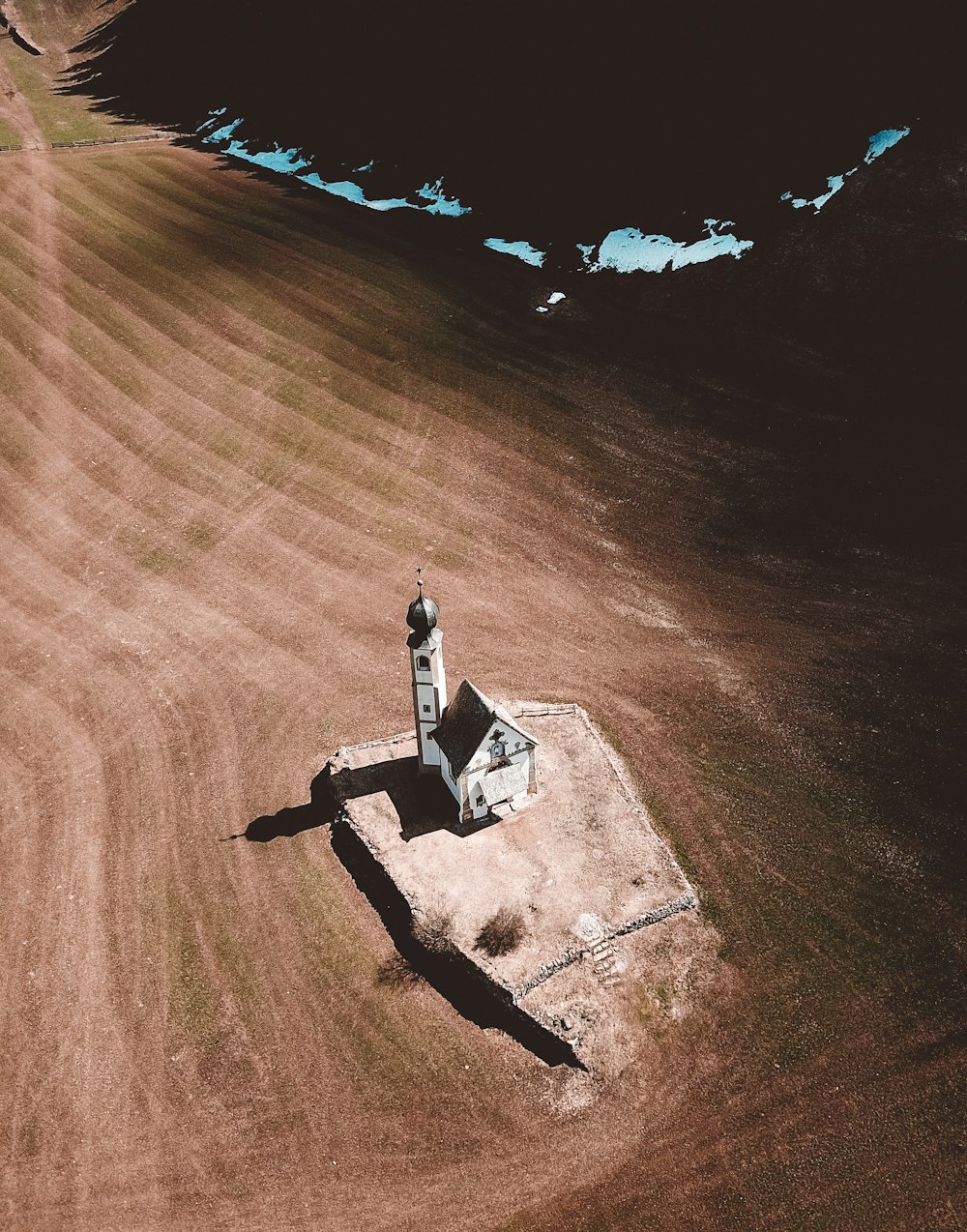 aerial photo of white building during daytime