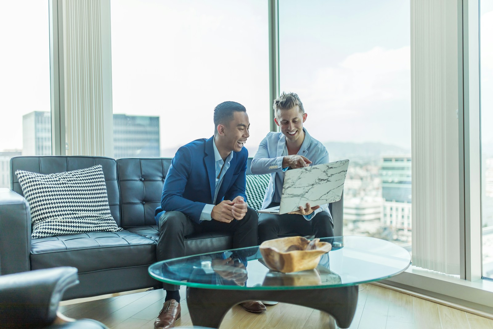 Discussing the client