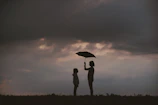 girl holding umbrella on grass field