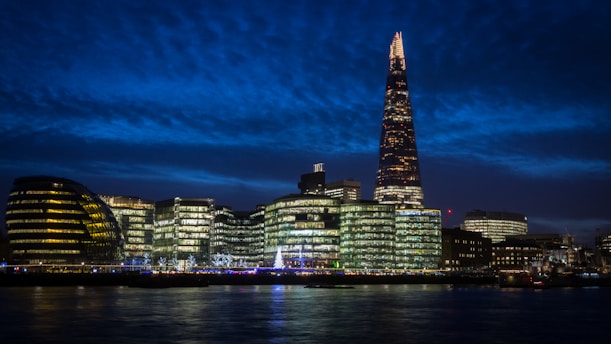 A vibrant skyline of London showcasing its iconic landmarks.