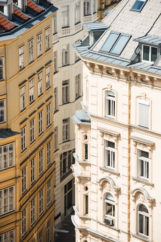 bird's-eye view of high-rise buildings