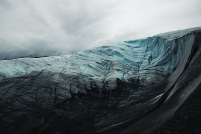 aerial short of mountain wavy zoom background