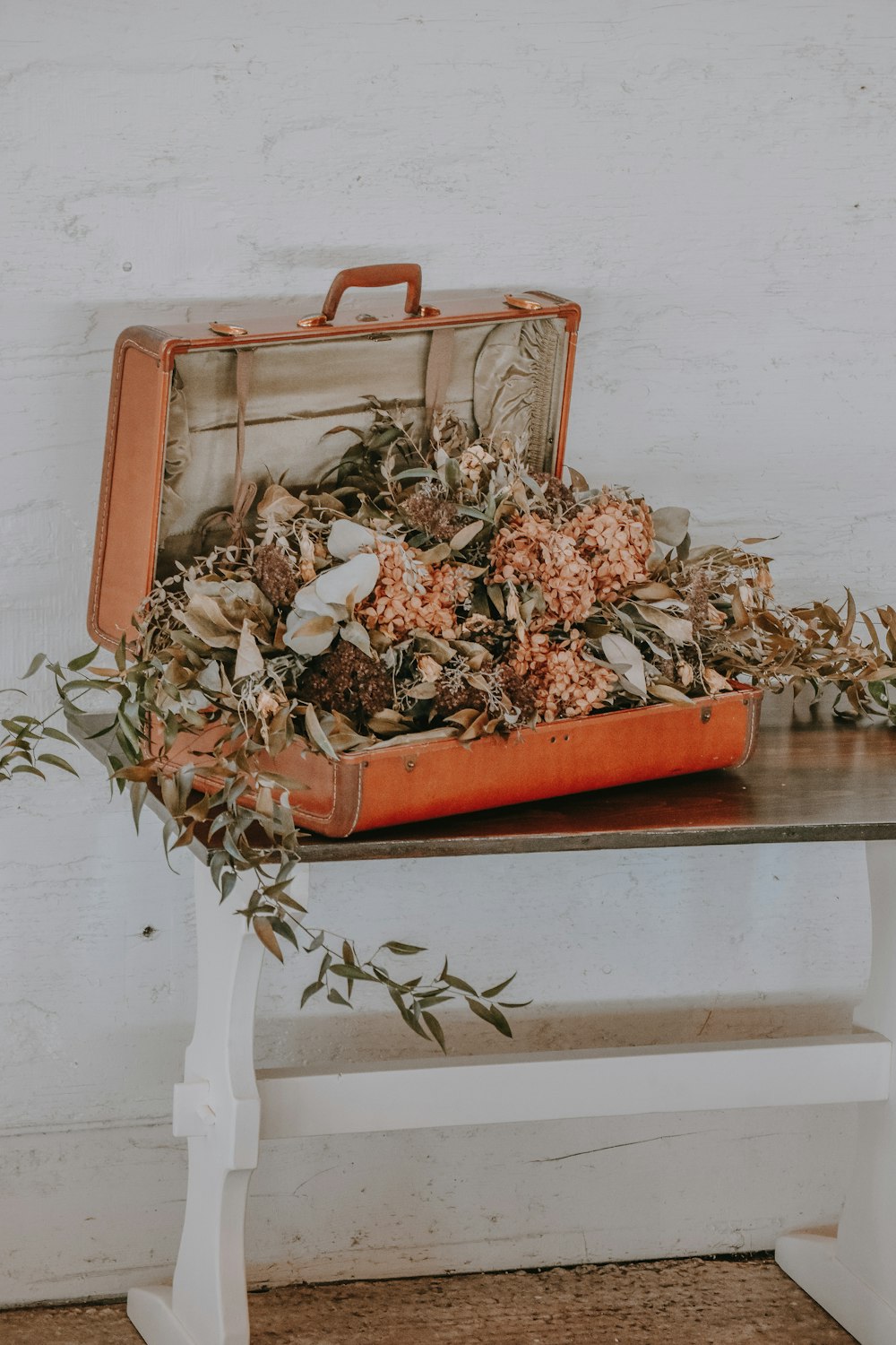 orange flowers on orange case