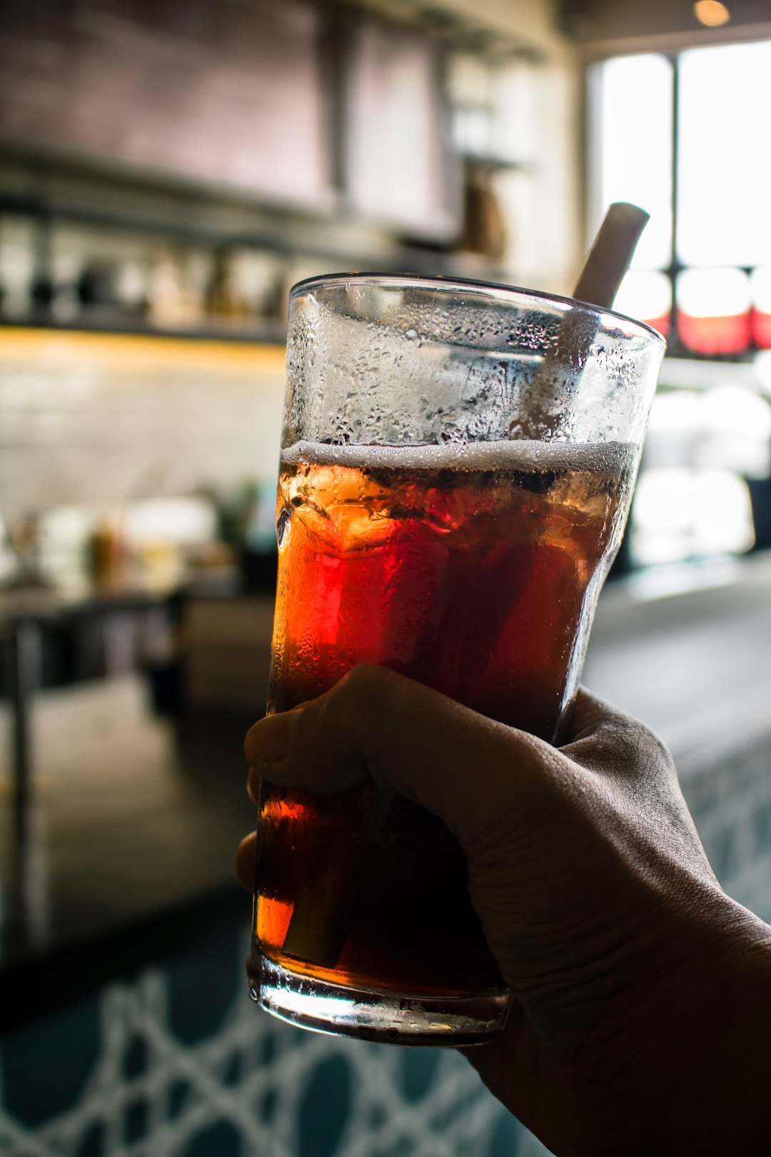 clear glass cup