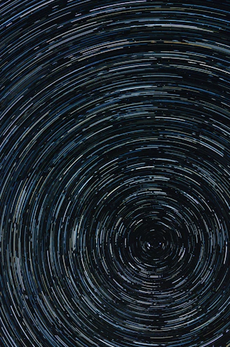 time lapse photography of star
