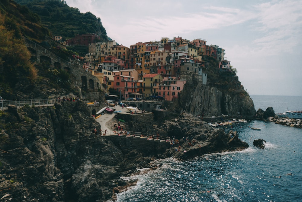 houses on mountain