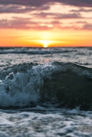 shallow focus photo of water waves