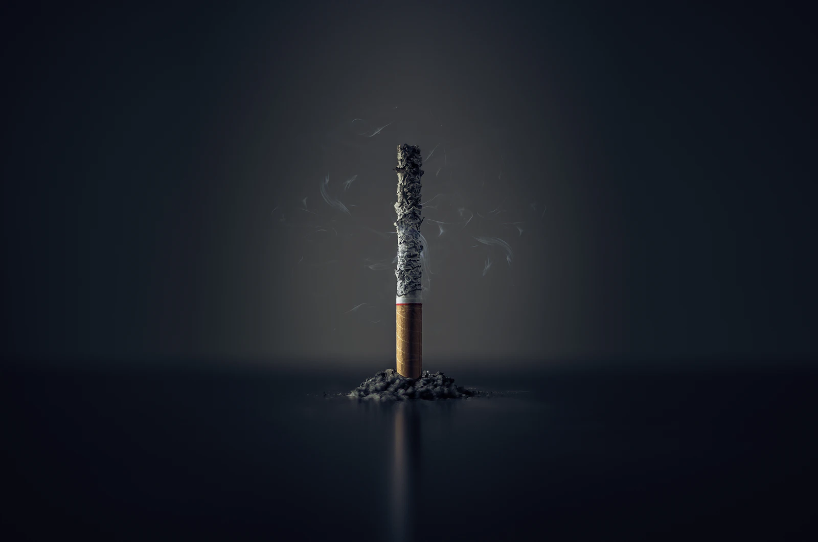 Zigarette als Symbol für ein akutes Craving, das wieder vorbeigehen kann