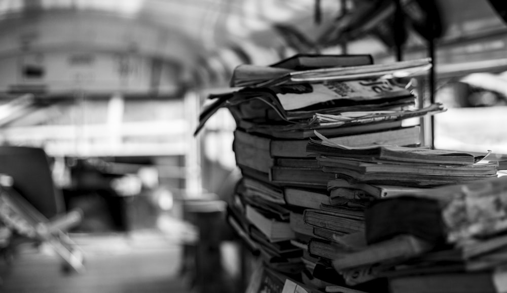 stack of books