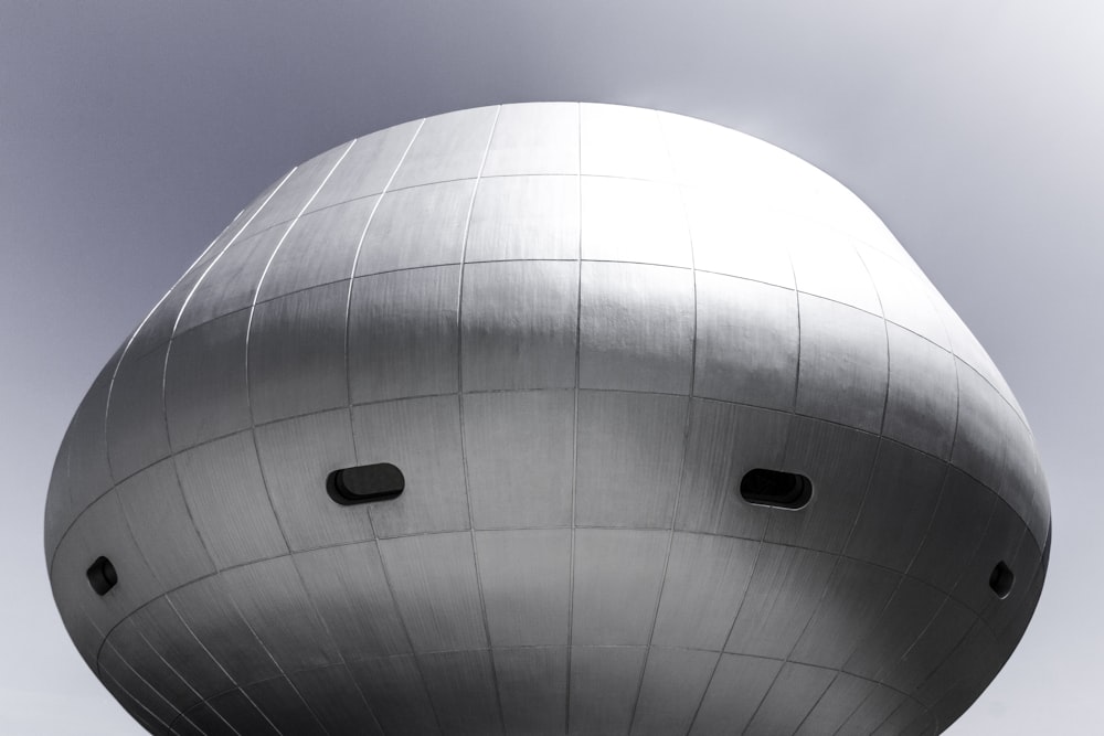 architectural photography of gray dome roof